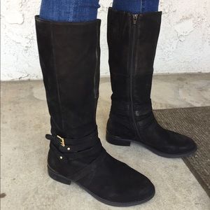 Steve Madden Albany Suede Boots (black)
